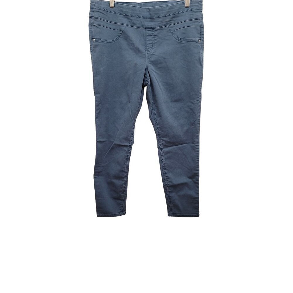 Style & Co Womens Blue Elastic‎ Waist Ankle Pants Size 10